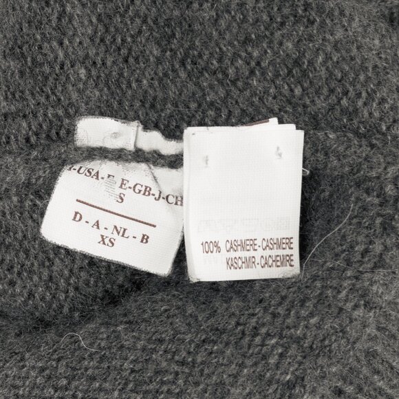 Brunello Cucinelli Grey Cashmere Fur-Trim-Hood Zip Cardigan - Picture 9 of 11